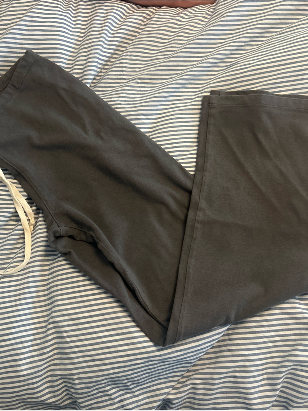 Brandy Melville Dark Charcoal Wide Leg Sweatpants